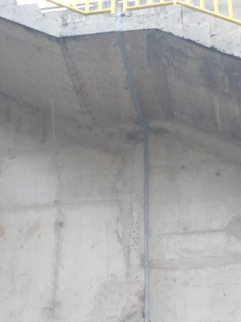 Tratamento de juntas de concreto